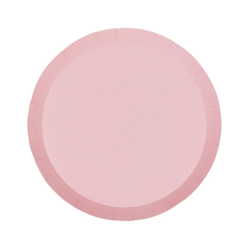 Paper Snack plates 7" - Classic Pink 10Pk