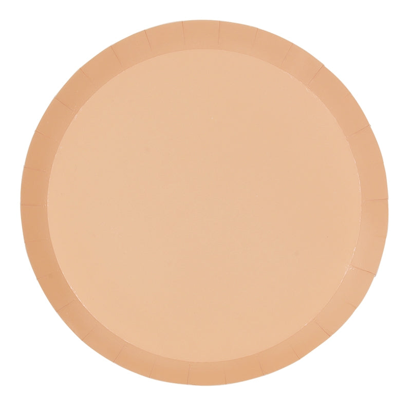Paper Dinner Plates 9" - Peach 10Pk