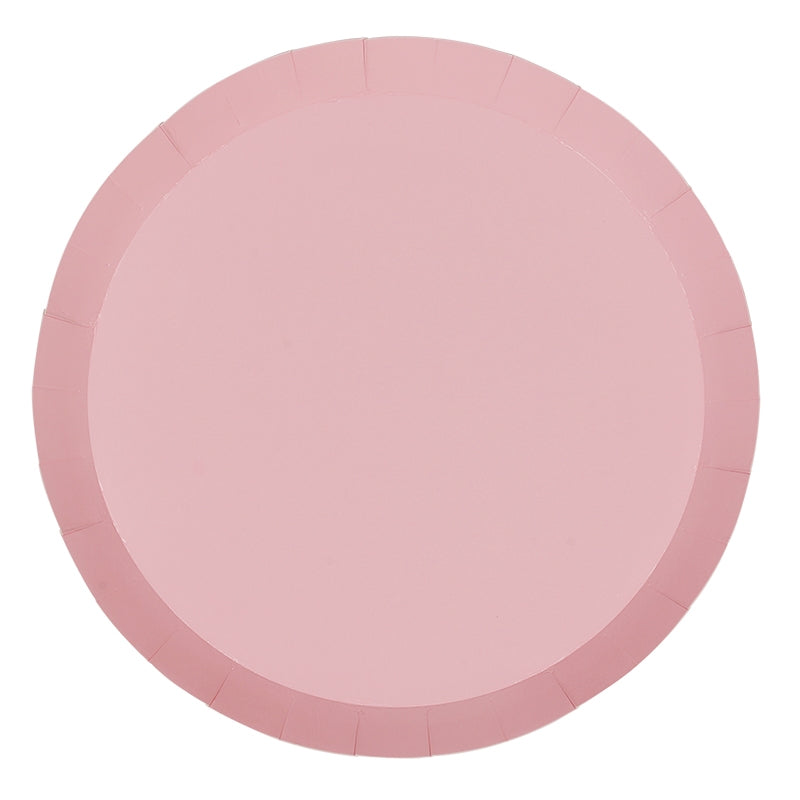 Paper Banquet Plates 10.5" - Classic pink 10Pk