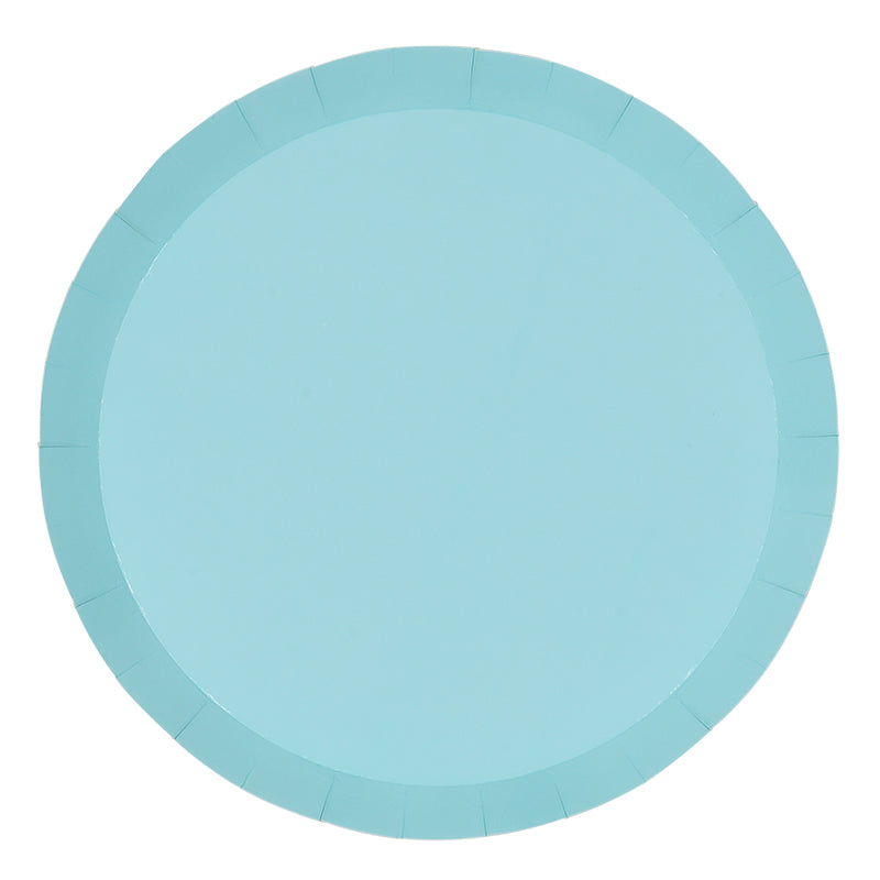 Paper Banquet Plates 10.5" - Pastel Blue 10Pk