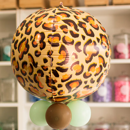 Leopard Round Foil Balloon
