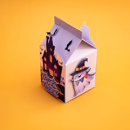 Spooky Themed Lolly/Treat Box - Milk Box